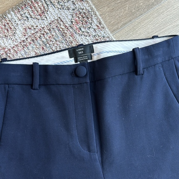 J. Crew High Rise Cameron Pants Navy - Picture 2 of 4